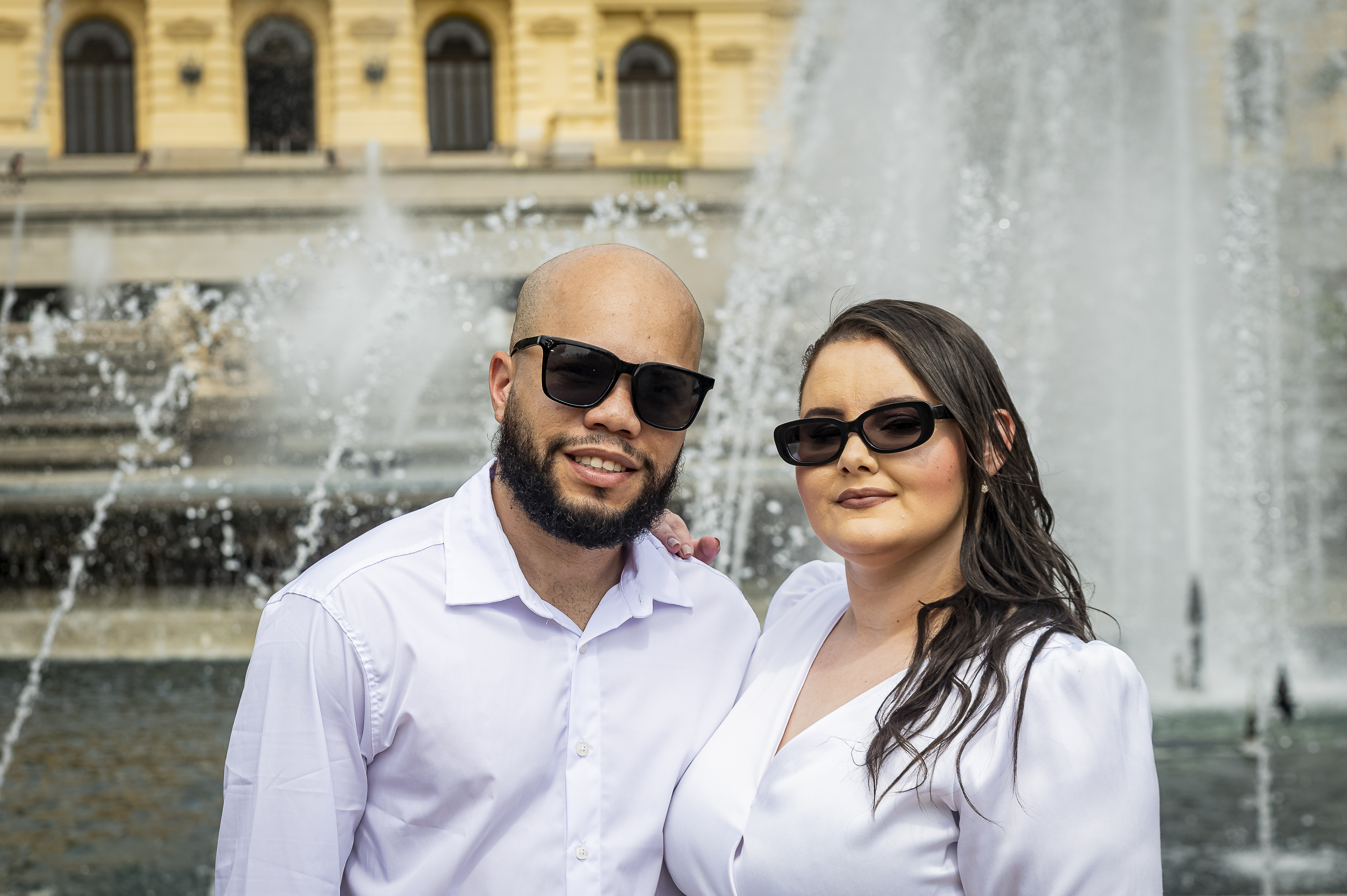 Equipe Nick Eventos com a debutante após a cerimônia